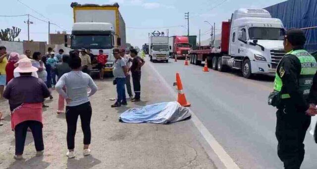 Anciano muere arrollado por camión cisterna en Aucallama.