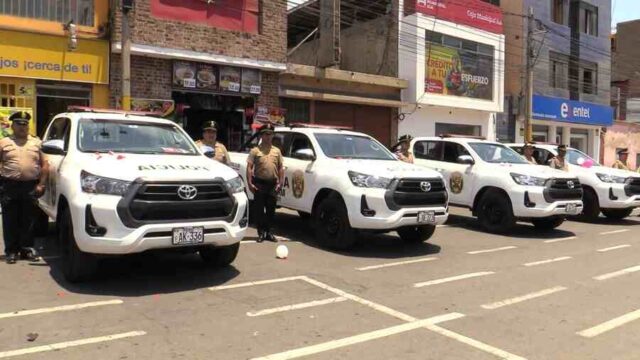 Entregan patrulleros a comisarías de Huaral, Chancay, Aucallama y San Miguel de Acos.