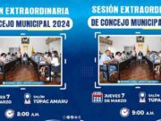 Sesión Extraordinaria del Concejo Municipal de Huaral este jueves 7 de marzo Sesión Extraordinaria del Concejo Municipal de Huaral este jueves 7 de marzo