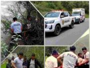 Tragedia en el río Cañete: Minivan cae al abismo y deja 8 muertos Tragedia en el río Cañete Minivan cae al abismo y deja 8 muertos