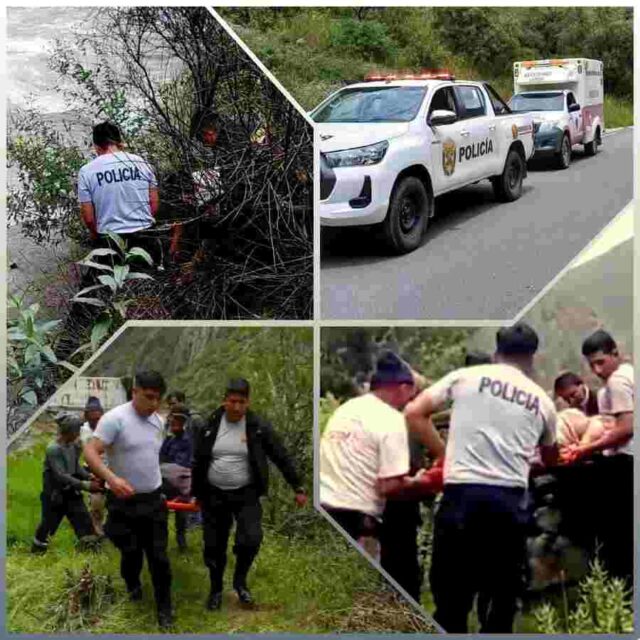 Tragedia en el río Cañete Minivan cae al abismo y deja 8 muertos