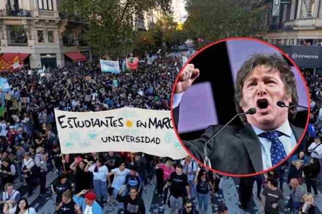 Javier Milei tras multitudinaria marcha por la educación pública “Lágrimas de zurdos”