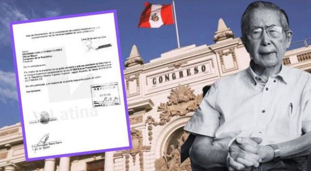 Alberto Fujimori pide al Congreso el pago de su pensión, asistente y vales de combustible