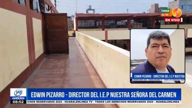 Director de I.E. El Carmen pide ayuda urgente para reconstruir pabellón en muy mal estado