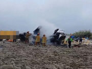 Fallece chofer tras despistarse y caer de puente en Cañete Fallece chofer tras despistarse y caer de puente en Cañete