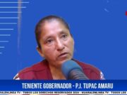 Tnte. Gobernadora de Túpac. Amaru denuncia grave contaminación en su centro poblado Tnte. Gobernadora de Túpac. Amaru denuncia grave contaminación en su centro poblado
