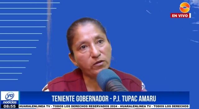 Tnte. Gobernadora de Túpac. Amaru denuncia grave contaminación en su centro poblado