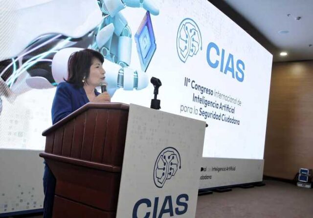 Gobernadora participa en el II Congreso de Inteligencia Artificial para la Seguridad Ciudadana.