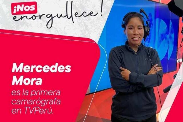 Huaralina es la primera camarógrafa peruana en TV Perú