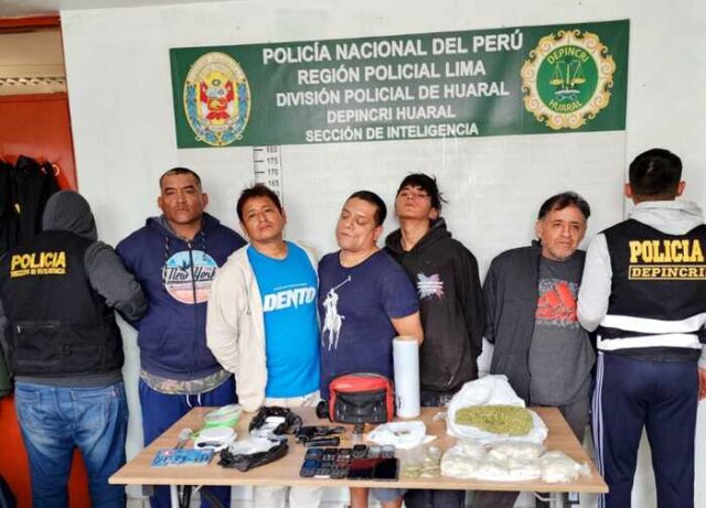 Desarticulan presunta banda delictiva Los Infernales Del Norte en Huaral