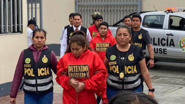 Trujillo Detenidos por secuestro de universitaria fueron trasladados al penal.