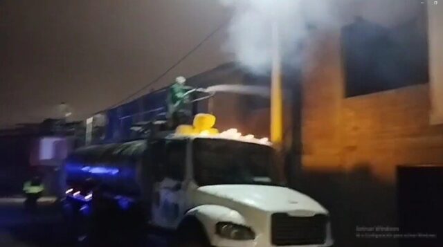 Vivienda se incendió en la lotizadora Santa Leonida en Huaral.