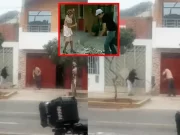 Al mismo estilo de Doña Florinda y Don Ramón, dos vecinos protagonizan una «batalla de escobas». Al mismo estilo de Doña Florinda y Don Ramón, dos vecinos protagonizan una batalla de escobas.