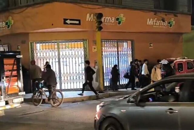 Balacera en Huaral deja dos personas heridas en farmacia Inkafarma