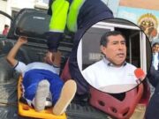 Chofer de camioneta municipal de Aucallama explica accidente con escolar. Chofer de camioneta municipal de Aucallama explica accidente con escolar.