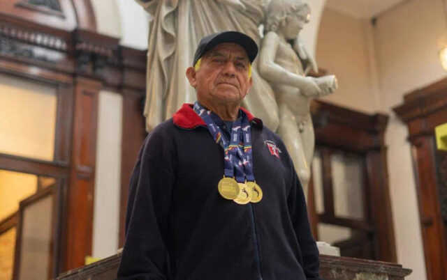 Clavadista peruano de 71 años ganó medallas de oro en Campeonato Panamericano Máster 2024