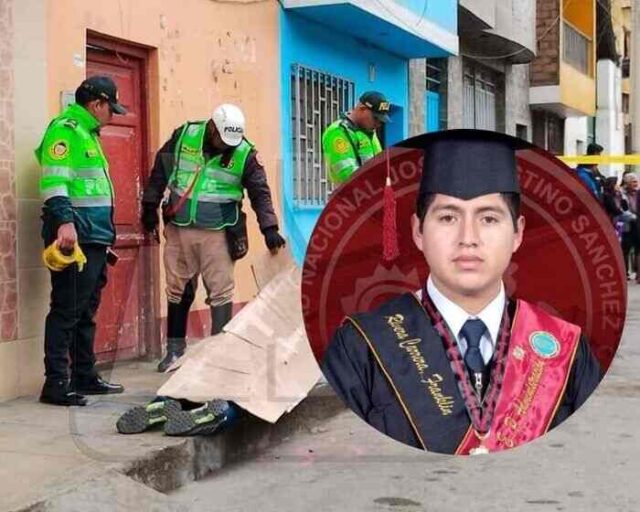 Huacho Sicarios asesinan a joven trabajador de funeraria recién graduado en la universidad.