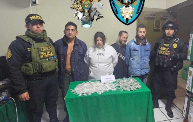 Policía captura a presuntos micro comercializadores de droga en Huaral