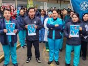 Enfermeras de Chancay exigen búsqueda de su compañera desaparecida desde hace tres días. Enfermeras de Chancay exigen búsqueda de su compañera desaparecida desde hace tres días.