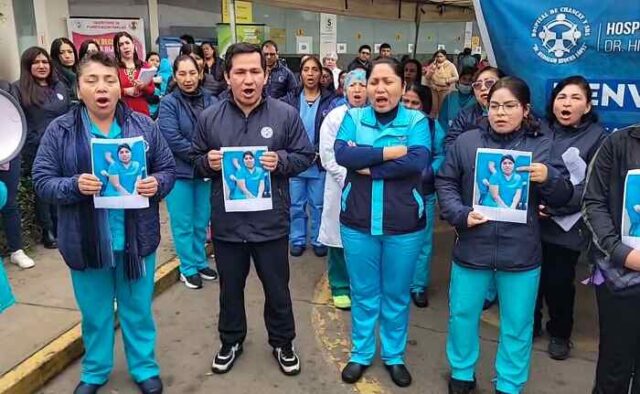 Enfermeras de Chancay exigen búsqueda de su compañera desaparecida desde hace tres días.