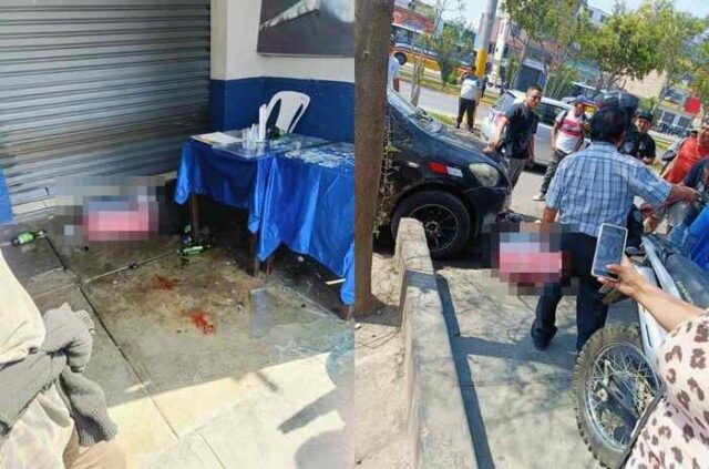 Asesinato en Ate sicario acribilla a hombre al interior de cevichería de Ceres.