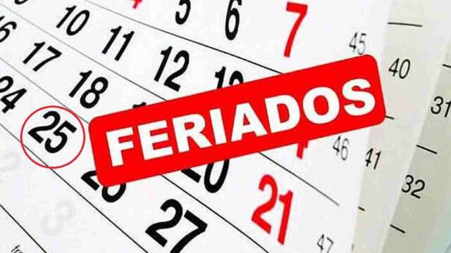 Viernes 25 de octubre será feriado. Consúltalo aquí.