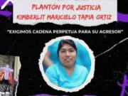 Convocan plantón en San Juan de Lurigancho para exigir justicia por feminicidio de Kimberlit Tapia. Convocan plantón en San Juan de Lurigancho para exigir justicia por feminicidio de Kimberlit Tapia.