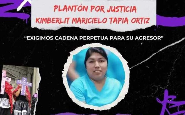 Convocan plantón en San Juan de Lurigancho para exigir justicia por feminicidio de Kimberlit Tapia.