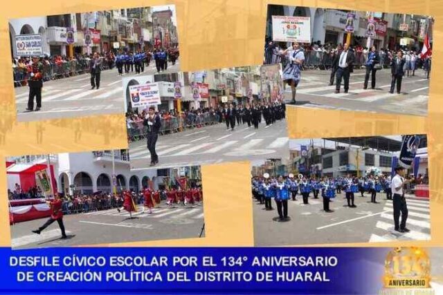 Estos son los ganadores del desfile competitivo por el 134 Aniversario del distrito de Huaral