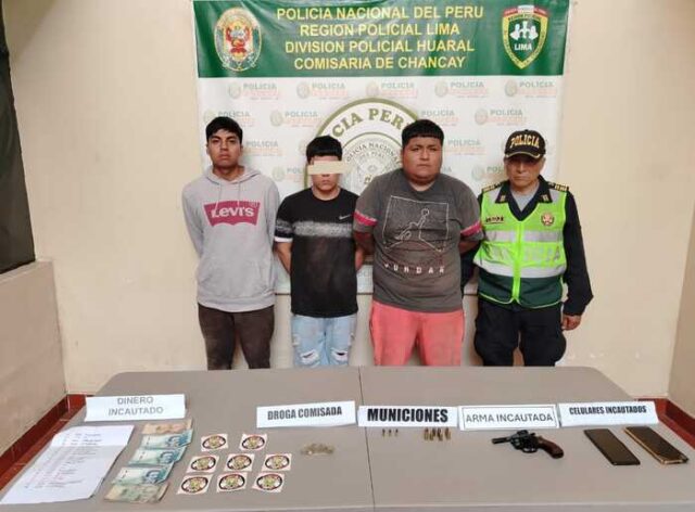 Policía detiene a miembros de la banda “Los malandros del norte chico” en Chancay