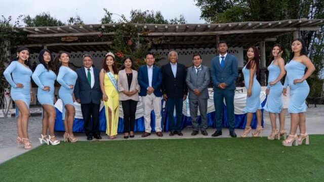 Se hizo la presentación de las candidatas al certamen Señorita Aucallama 2024