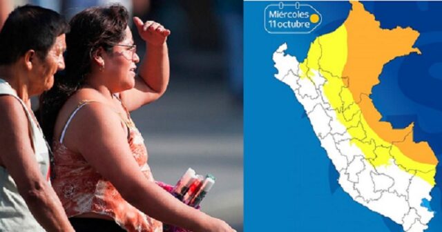 Senamhi alerta incremento de la temperatura en 7 regiones. Será un horno.