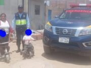 Serenazgo halló a dos menores de edad y los entregó a su abuela en Los Portales. Serenazgo halló dos menores de edad y los entregó a su abuela en Santa Rosa