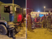 Siete soldados heridos tras salir expulsados de camión en Comas. Siete soldados heridos tras salir expulsados de camión en Comas.