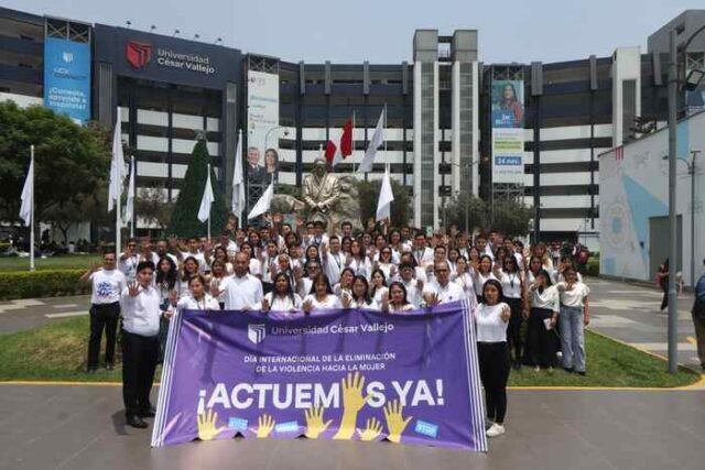 ¡Un alto a la violencia! UCV campus Los Olivos conmemora el “Día internacional de la eliminación de la violencia contra la mujer”