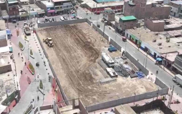 Chancay adecua terreno de ex mercado San Martín para Serenata por los 462 Aniversario.