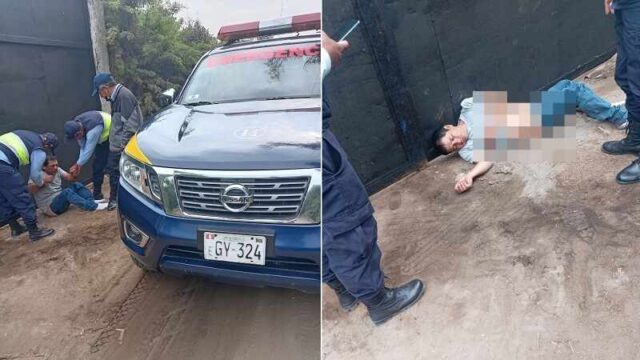 Hallan a hombre inconsciente cerca de Fundo Santa Rosa en Huaral.