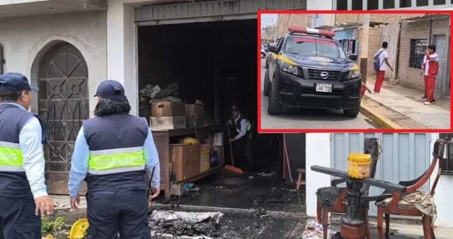 Incendio consumió vivienda de profesora en San Juan II, estudiantes la apoyaron.