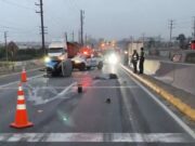 Mototaxista pierde la vida tras accidente en la Panamericana Norte Mototaxista pierde la vida tras accidente en la Panamericana Norte