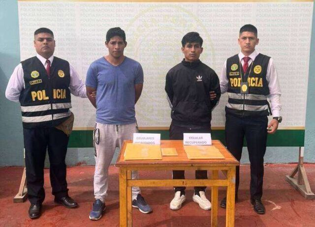 Policía de Huaral captura a dos integrantes de “Los chiferos de Huaral”.