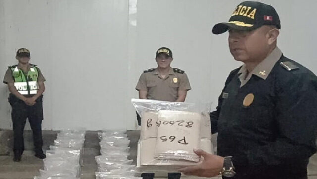 Policía decomisa en Huaral más de 400 kg de droga ‘camuflados’ en cajas de palta