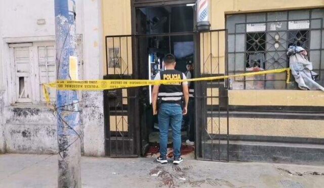 Sujetos balean a padre de familia en barbería de Huacho a vísperas de Año Nuevo.