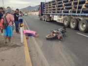 Accidente en Chancayllo: motociclista pierde la vida tras colisión con ómnibus. Accidente en Chancayllo motociclista pierde la vida tras colisión con ómnibus.