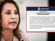 Fiscalía da 24 horas a Dina Boluarte para que entregue historial clínico que motivó su cirugía. Fiscalía da 24 horas a Dina Boluarte para que entregue historial clínico que motivó su cirugía.