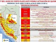 Huaral en alerta roja por lluvias y activación de quebradas. Huaral en alerta roja por lluvias y activación de quebradas.