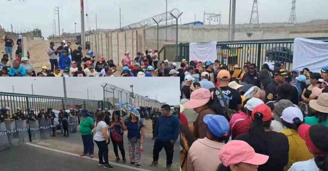 Poblaciones del Puerto protestan contra Cosco Shipping por incumplimiento de convenios.