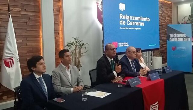 Universidad César Vallejo hace relanzamiento de nuevas carreras profesionales