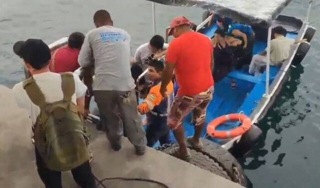 Emergencia y desesperación en el Puerto de Chancay tras volcadura de una embarcación