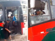 Lurin: Bus de la empresa CHAMA fue baleado con pasajeros a bordo, el conductor resultó herido. Lurin Bus de la empresa CHAMA fue baleado con pasajeros a bordo, el conductor resultó herido.