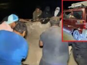 Pobladores remueven roca que bloqueaba ingreso al puente Rojo de Palpa tras asaltos en ruta alterna. Pobladores remueven roca que bloqueaba ingreso al puente Rojo de Palpa tras asaltos en ruta alterna.